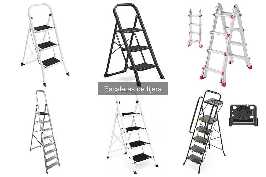 Tipos de escaleras de tijera: Guía completa y comparativa