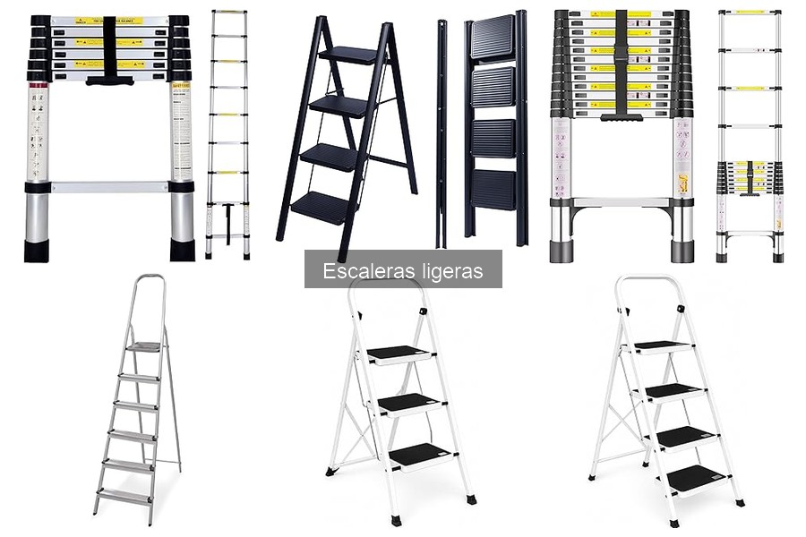 Tipos de escaleras ligeras: guía y usos prácticos