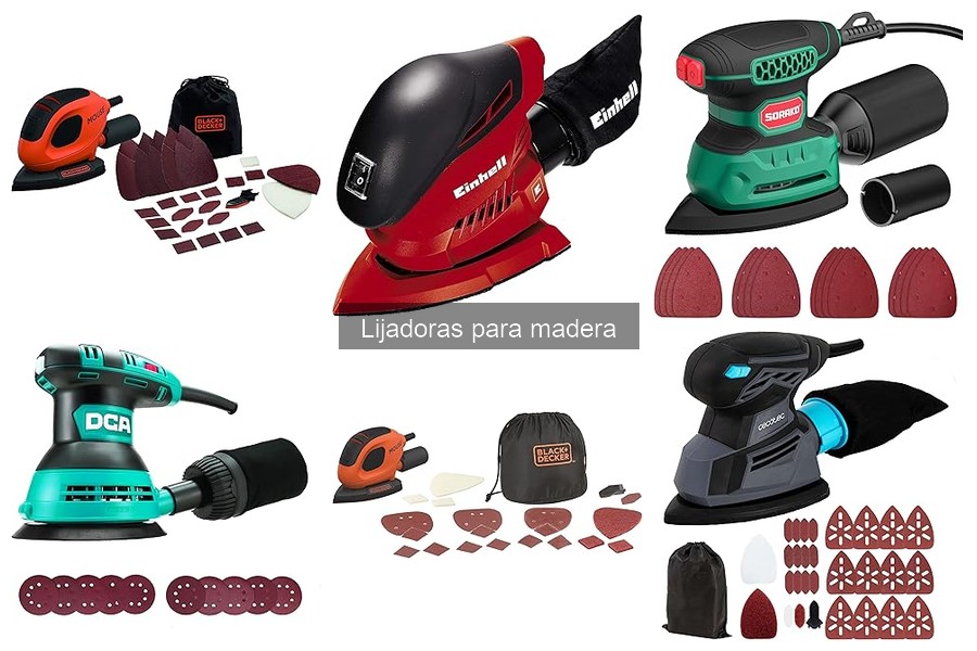 Tipos de lijadoras para madera: guía completa y características