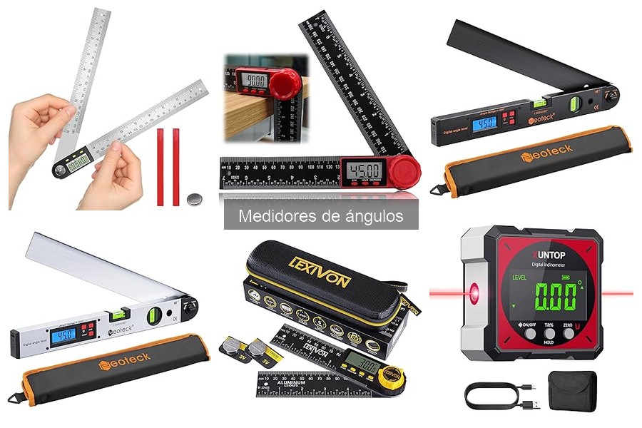 Tipos de medidores de ángulos: digitales, manuales y más
