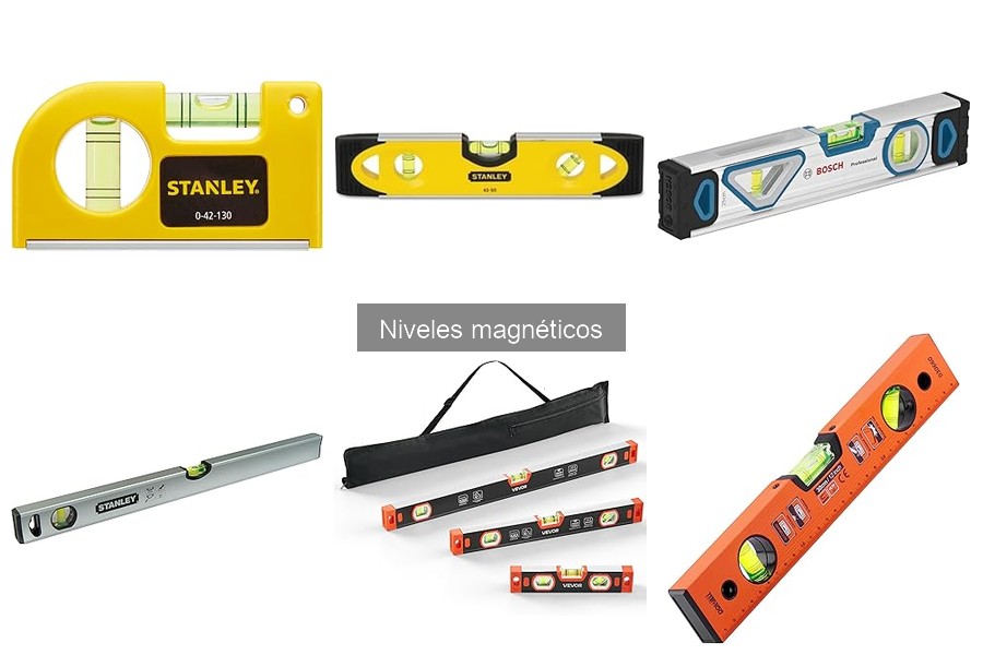 Tipos de niveles magnéticos: burbuja, láser y digital