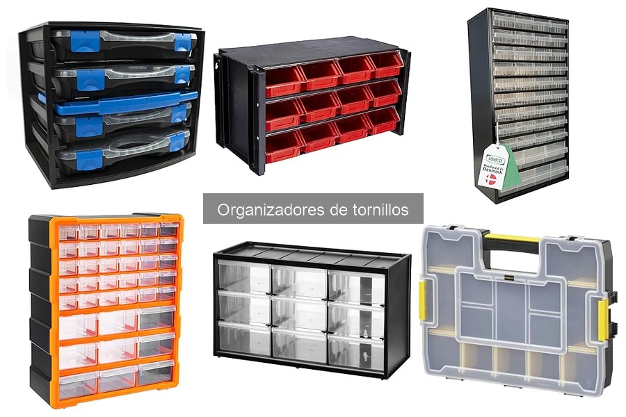 Tipos de organizadores de tornillos: elige el mejor para ti