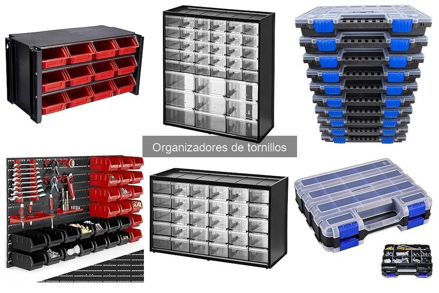 Tipos de organizadores de tornillos: guía completa y usos