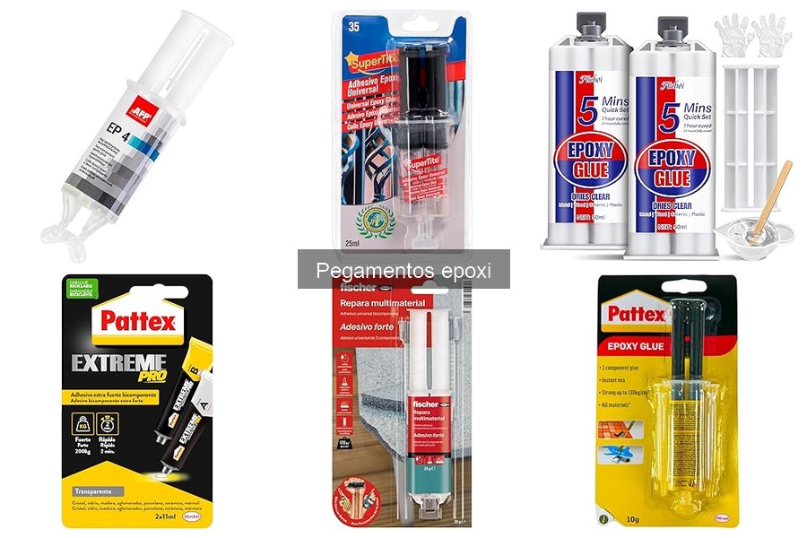 Tipos de pegamento epoxi y sus aplicaciones para bricolaje