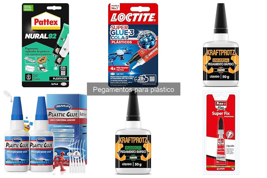 Tipos de pegamentos para plástico y sus aplicaciones