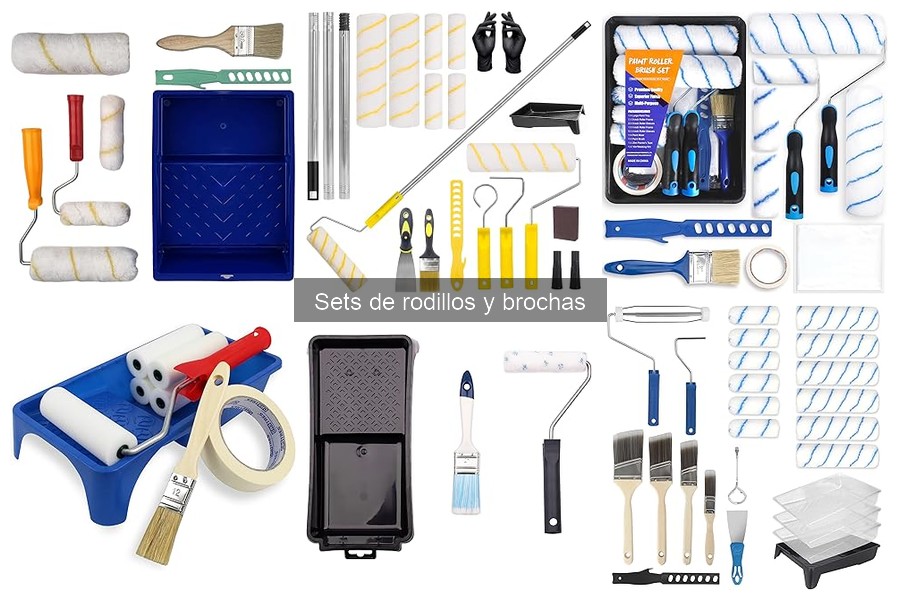 Tipos de rodillos y brochas para pintura: guía completa