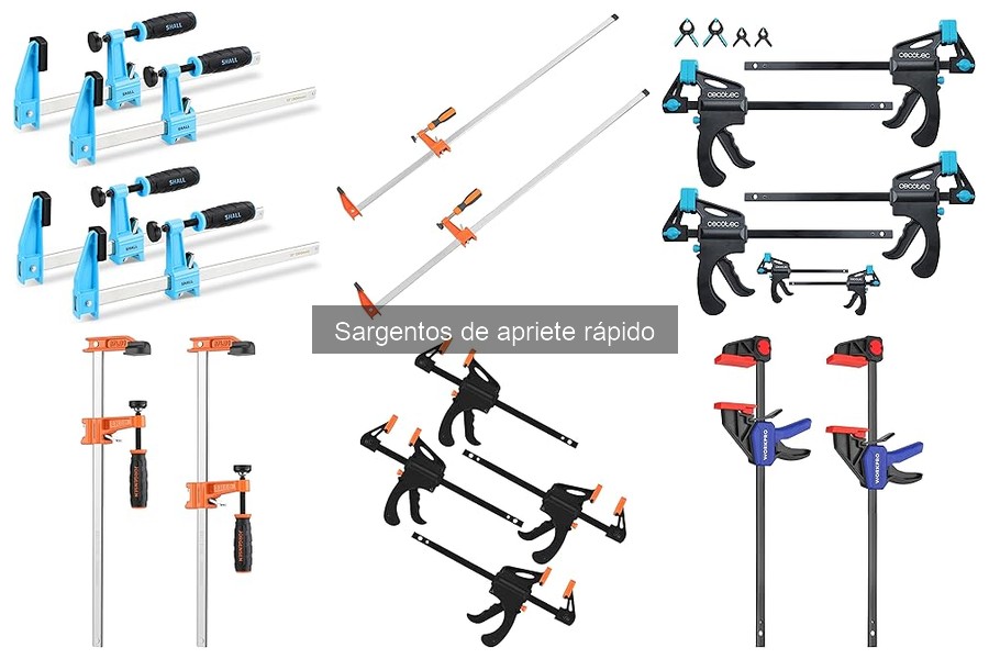 Tipos de Sargentos de Apriete Rápido para Bricolaje