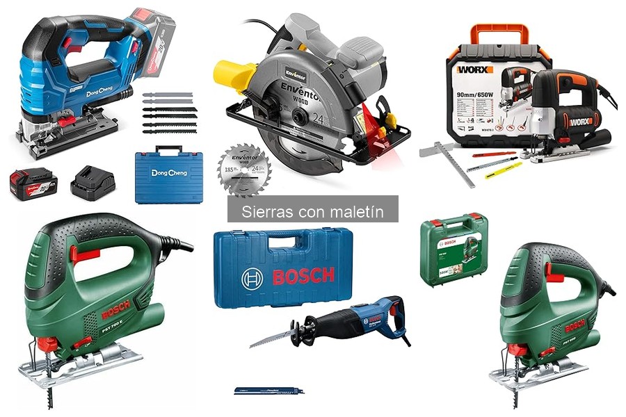 Tipos de sierras con maletín: guía completa para elegir