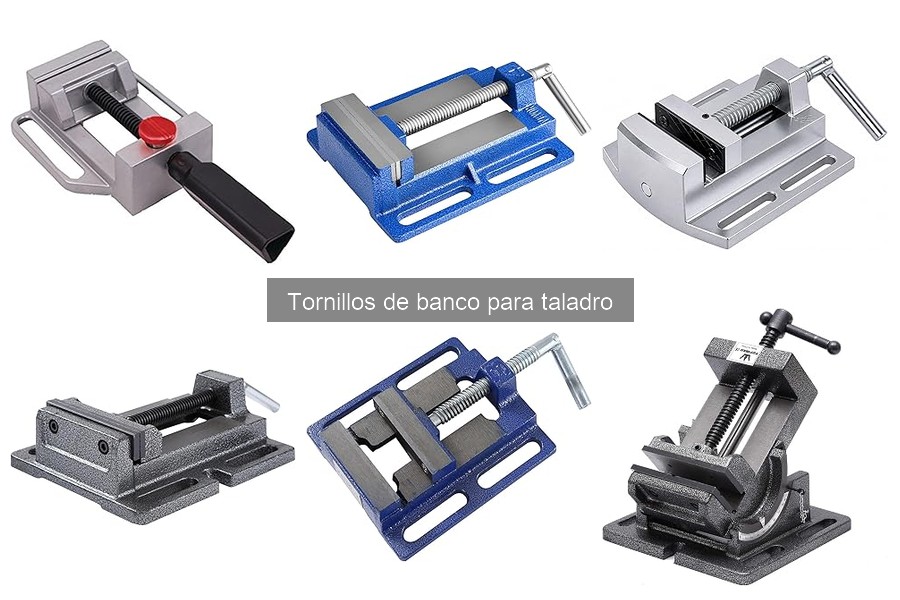 Tipos de tornillos de banco para taladro: guía completa