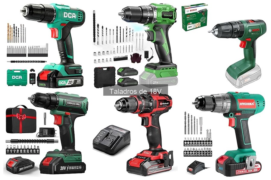 Todo sobre el taladro de 18V: características y usos