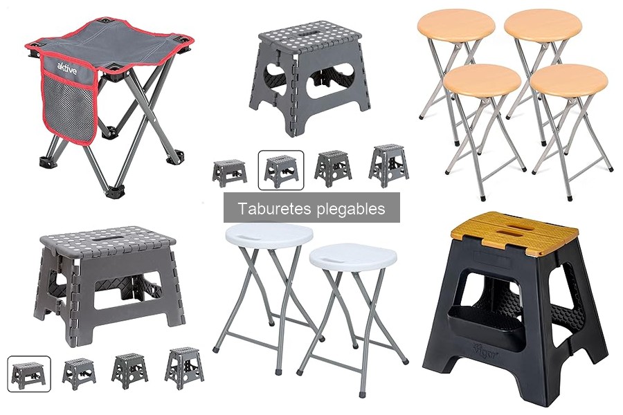 Todo sobre los taburetes plegables: beneficios y características