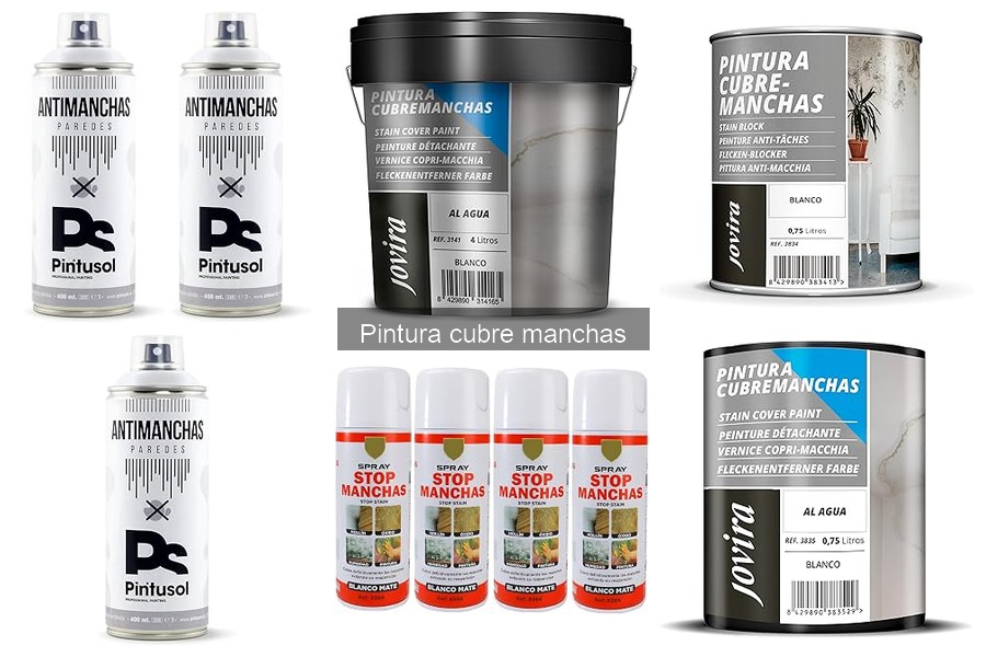 Uso de pintura cubre manchas en superficies: guía práctica