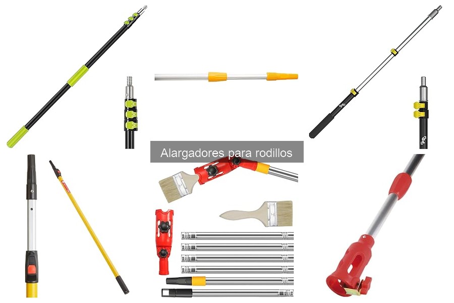 Ventajas de usar alargadores para rodillos en pintura