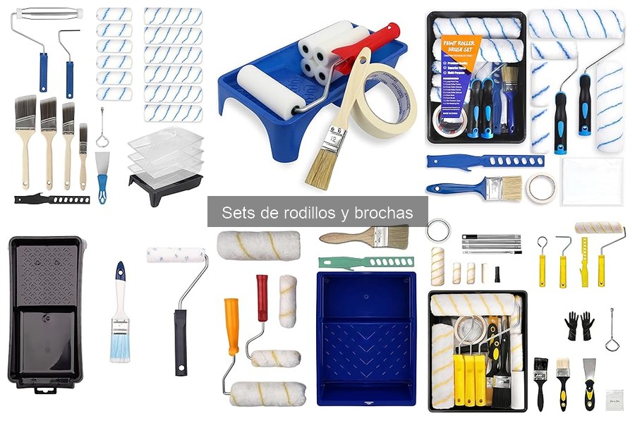 Ventajas de usar sets de rodillos y brochas para pintar