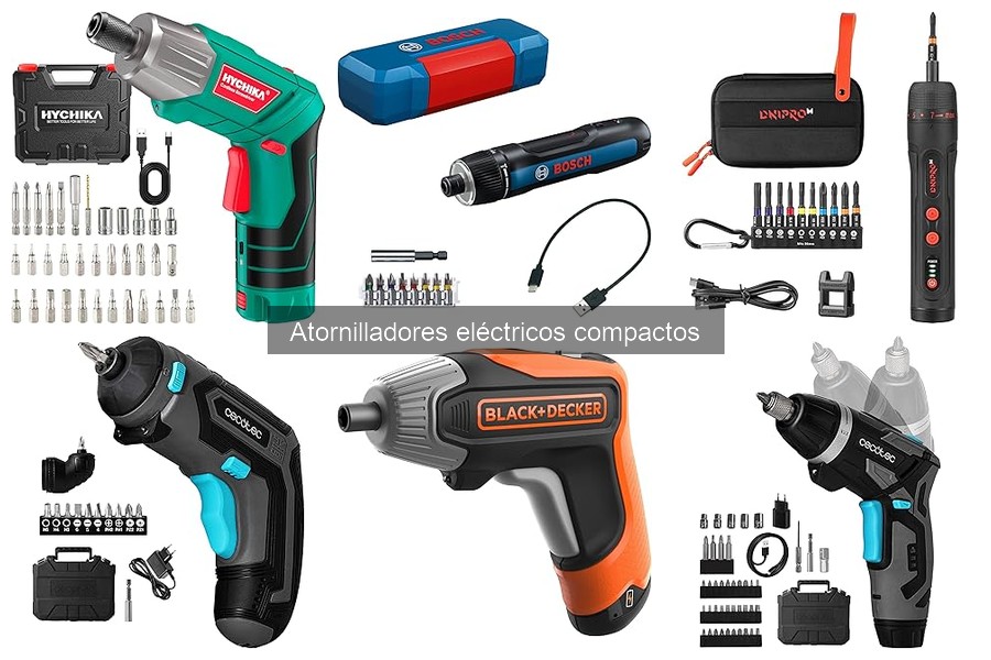 Ventajas y desventajas de atornilladores eléctricos compactos