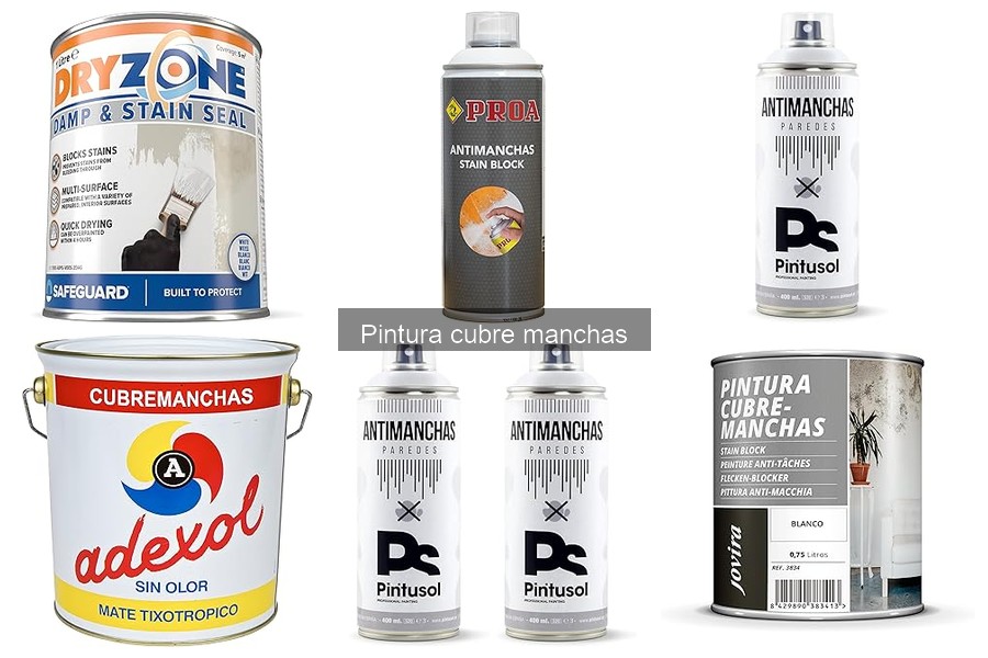 Ventajas y desventajas de la pintura cubre manchas
