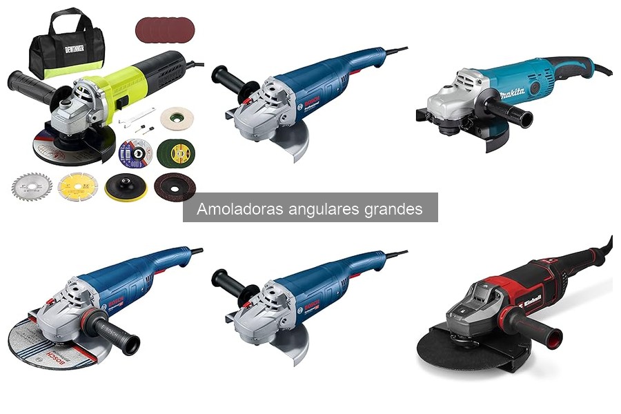 Ventajas y desventajas de las amoladoras angulares grandes