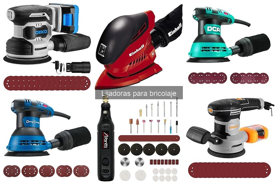 Ventajas y desventajas de las lijadoras sin cable