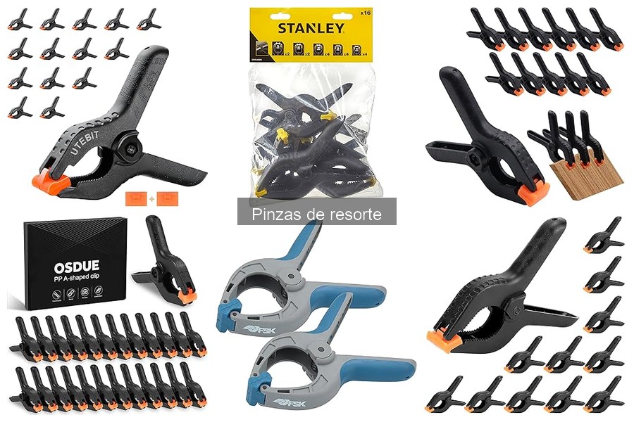 Ventajas y desventajas de las pinzas de resorte en bricolaje
