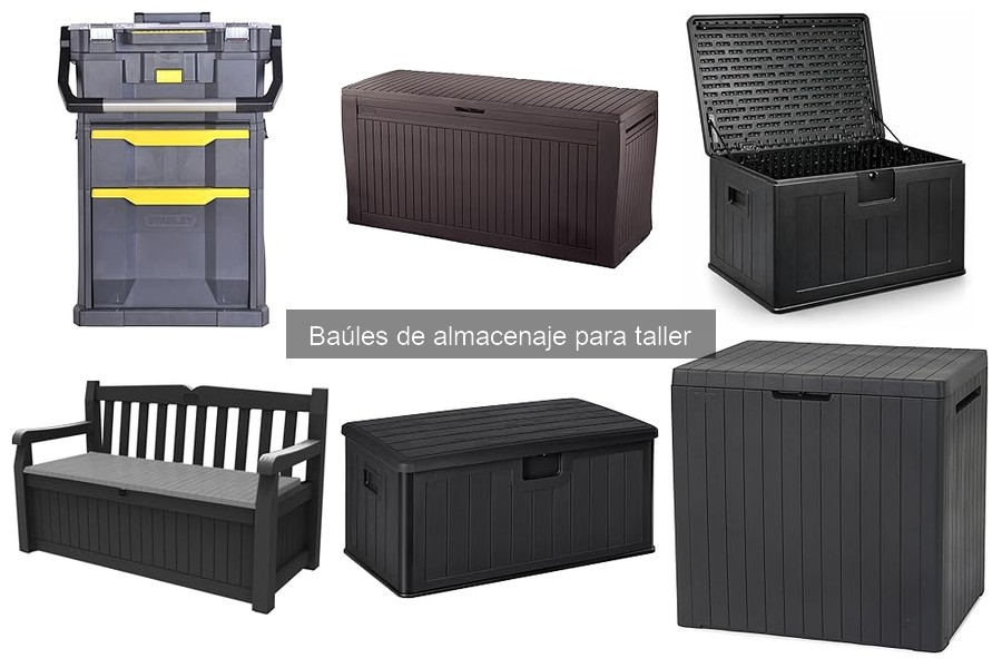 Ventajas y desventajas de los baúles de almacenaje para taller