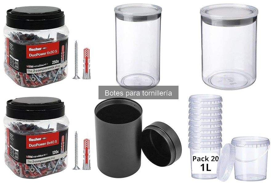 Ventajas y desventajas de los botes para tornillería