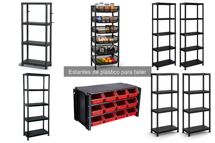 Ventajas y desventajas de los estantes de plástico para taller