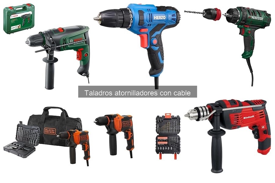 Ventajas y desventajas de los taladros atornilladores con cable