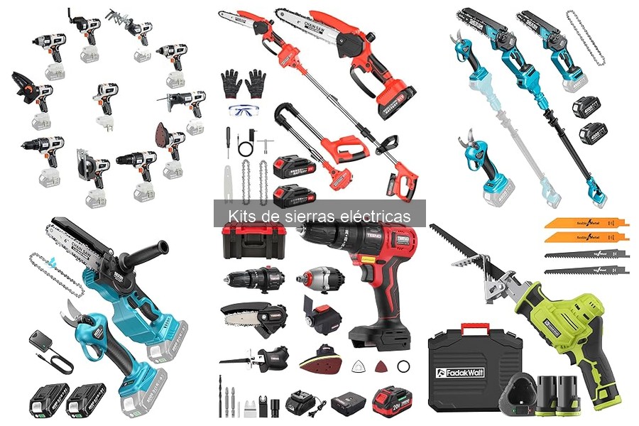 Ventajas y desventajas de un kit de sierras eléctricas